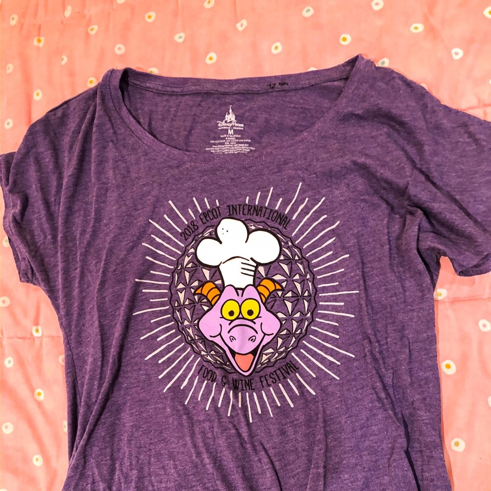 Epcot Food and Wine Festival Figment shirt